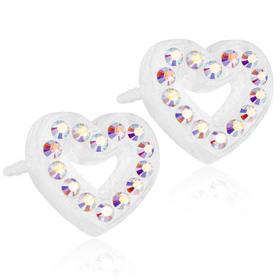 MP BRILLIANCE HEART HOLLOW 10 MM, RAINBOW