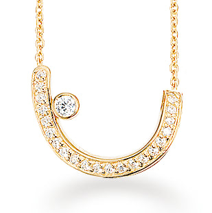 VEDHÆNG SYN.ZIR. SØLV FG. M/KÆDE