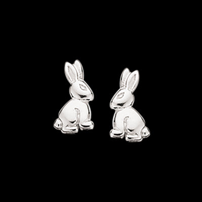 ØREPYNT KANIN SØLV RH.