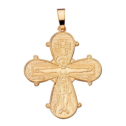 DAGMARKORS STOR BLANK BAGSIDE 25 X 22 MM. 14 KT.