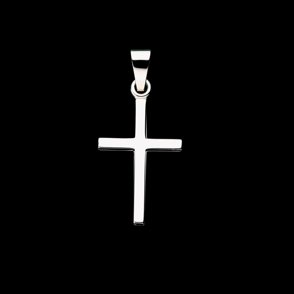 KORS 20 X 13 MM. SØLV