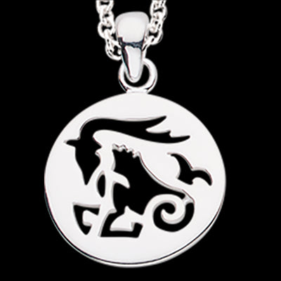 STJERNETEGN STENBUK SØLV M/KÆDE