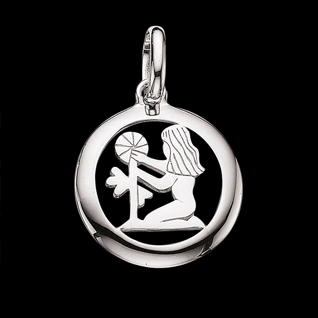 STJERNETEGN SKORPION M. BLANK KANT SØLV