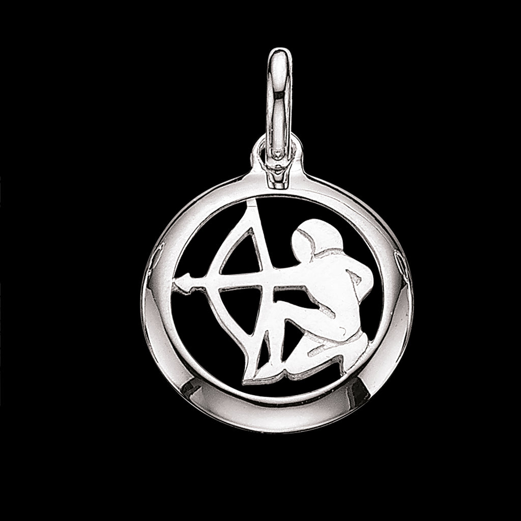 STJERNETEGN SKYTTE M. BLANK KANT SØLV