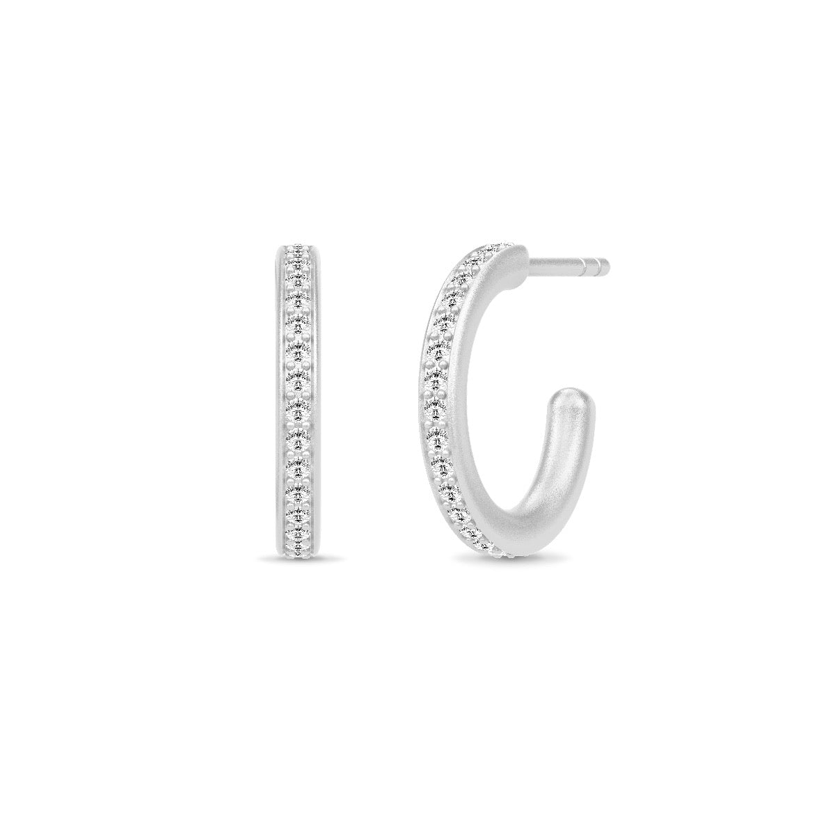 Infinity Hoops Sterling Sølv Øreringe fra Julie Sandlau