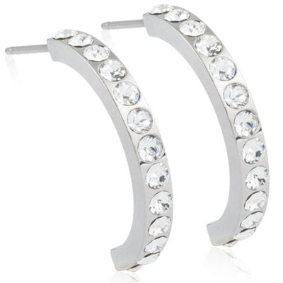 NT PENDANT BRILLIANCE CURVED 20 MM, CRYSTAL