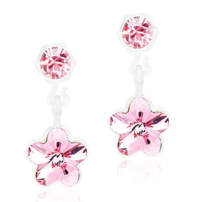 MP PENDANT FLOWER 4/6 MM, LIGHT ROSE