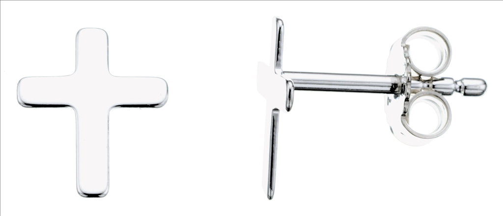 ØREPYNT KORS SØLV