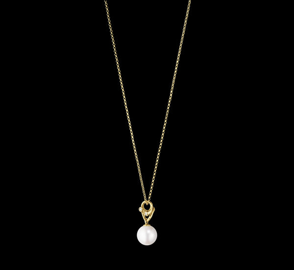 MAGIC PENDANT 1513 YG PEARL DIAMOND 0.04 CT