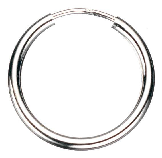 CREOLER 2 X 20 MM. SØLV