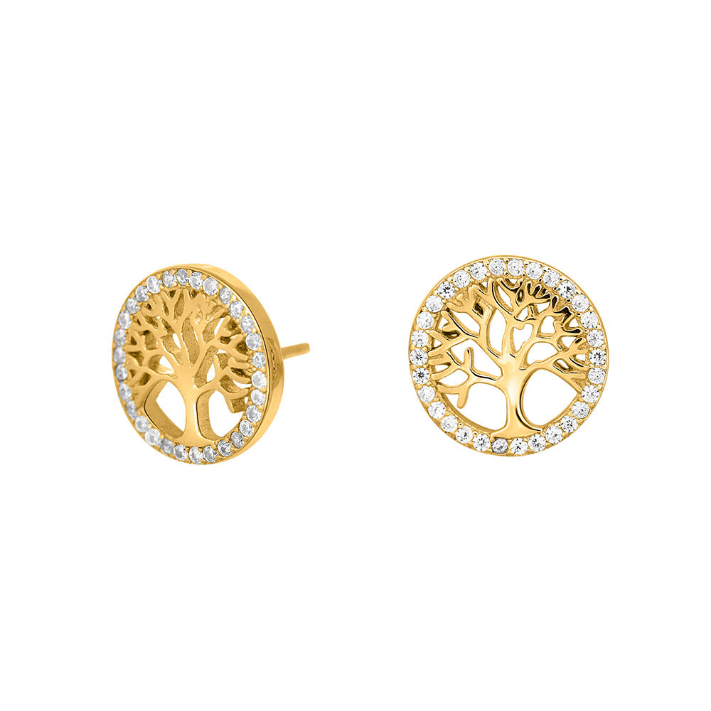 FORGYLDT SØLV ØRESTIKKER CAIANOR