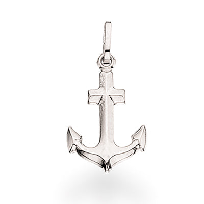 VEDHÆNG ANKER SØLV ( 14 X 10 MM. )