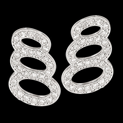 ØREPYNT SYN.ZIR. SØLV RH.