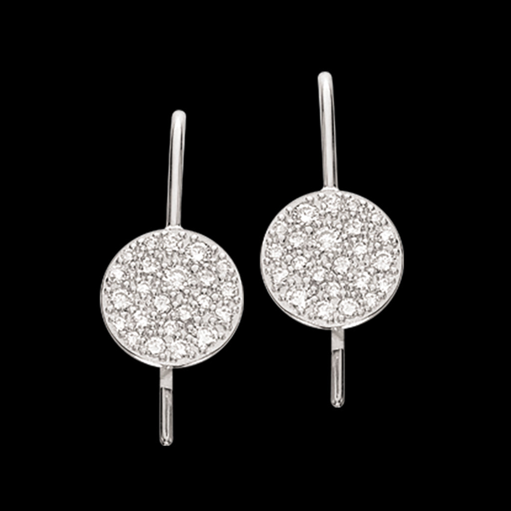 ØREBØJLE ZIR. SØLV RH.