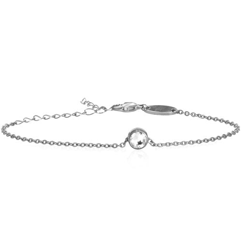 STÅL ARMBÅND KRYSTAL