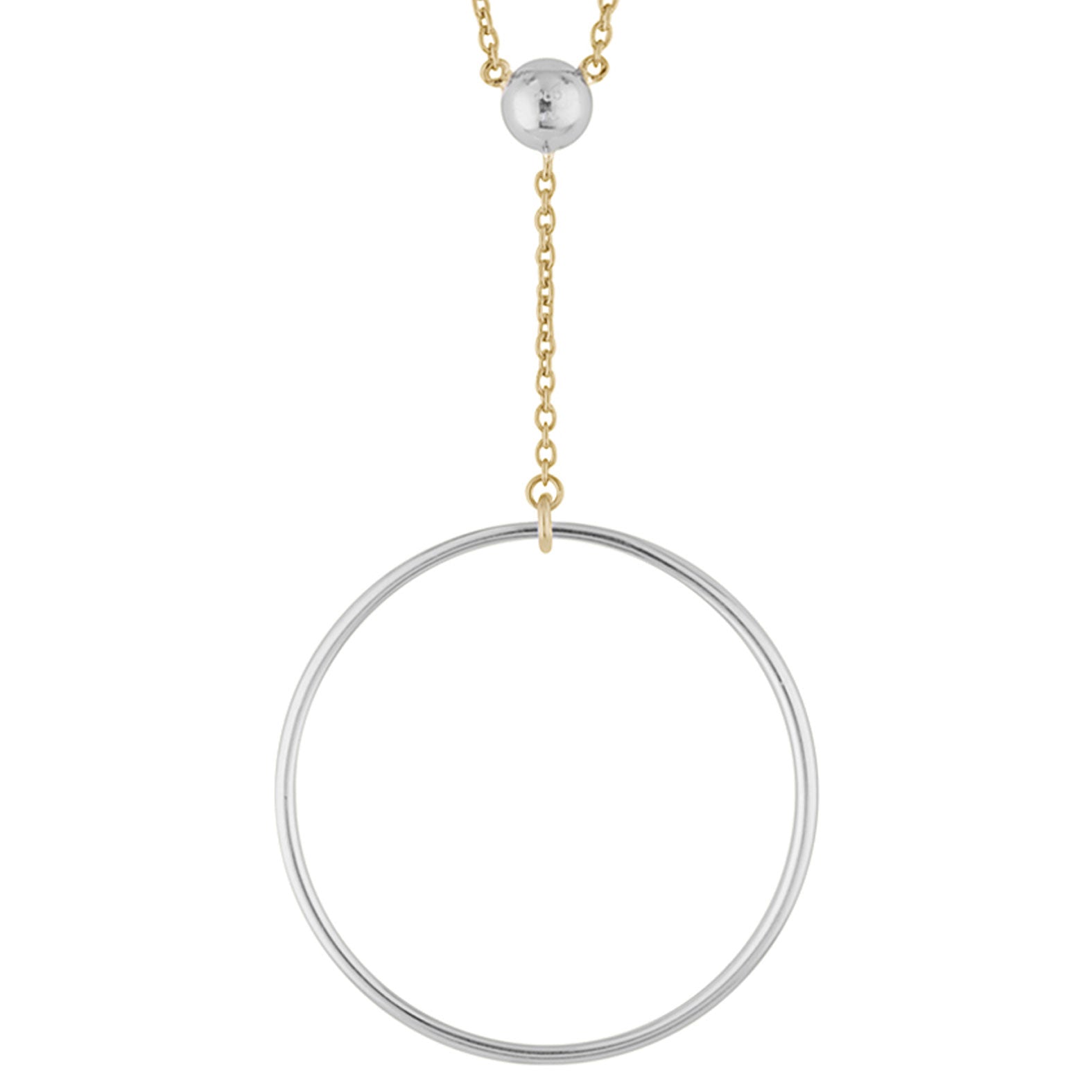 Corona Two Tone Forgyldt Sølv Halskæde fra Pernille Corydon