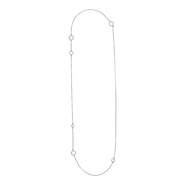 Nordahl Andersen Halskæde i Rhodineret Sølv 825718