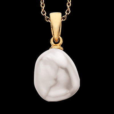 VEDHÆNG BAROK FKP. 8 KT. M/SØLVKÆDE