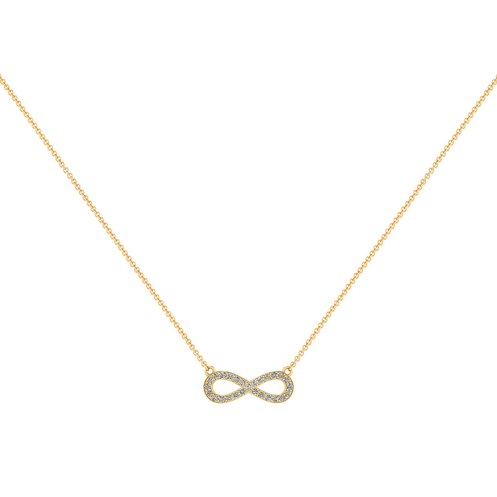 SØLV/FG COLLIER INFINITY M.ZI