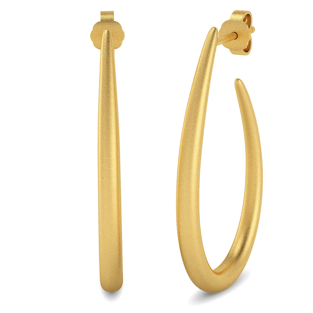 Smykkekæden Forgyldt Sølv Ørestikker ORSB016MFG