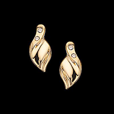 ØREPYNT SYN. CUBIC ZIR. 8 KT.