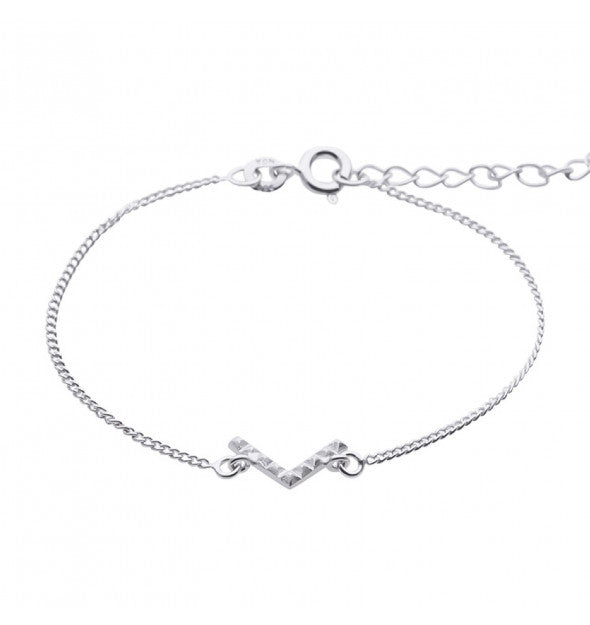 Nordahl Andersen Willow Rhodineret Sølv Armbånd