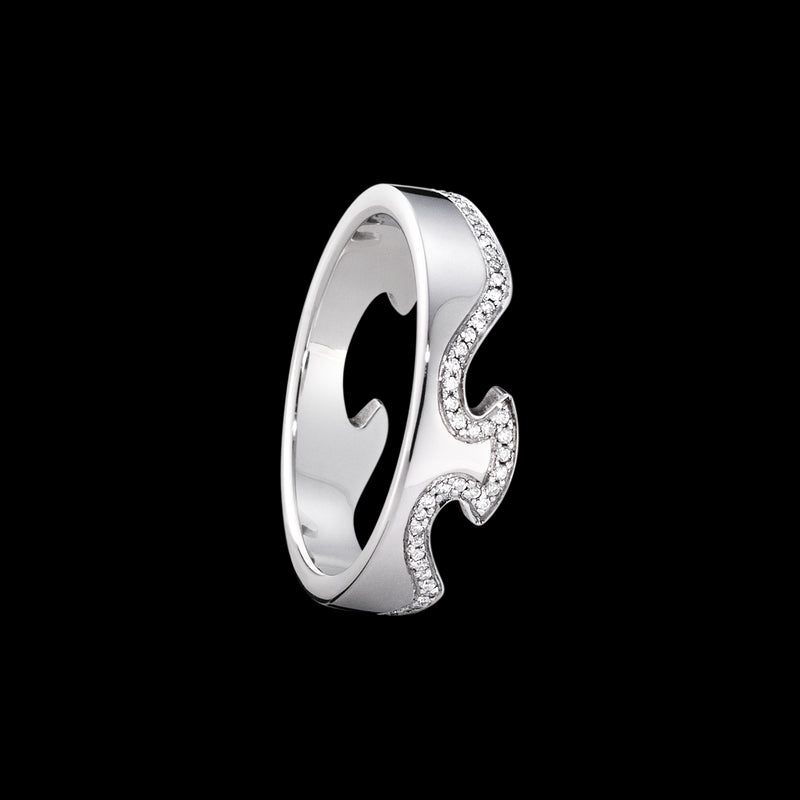 FUSION END RING 1371 WG DIAMOND 0.15 CT 48