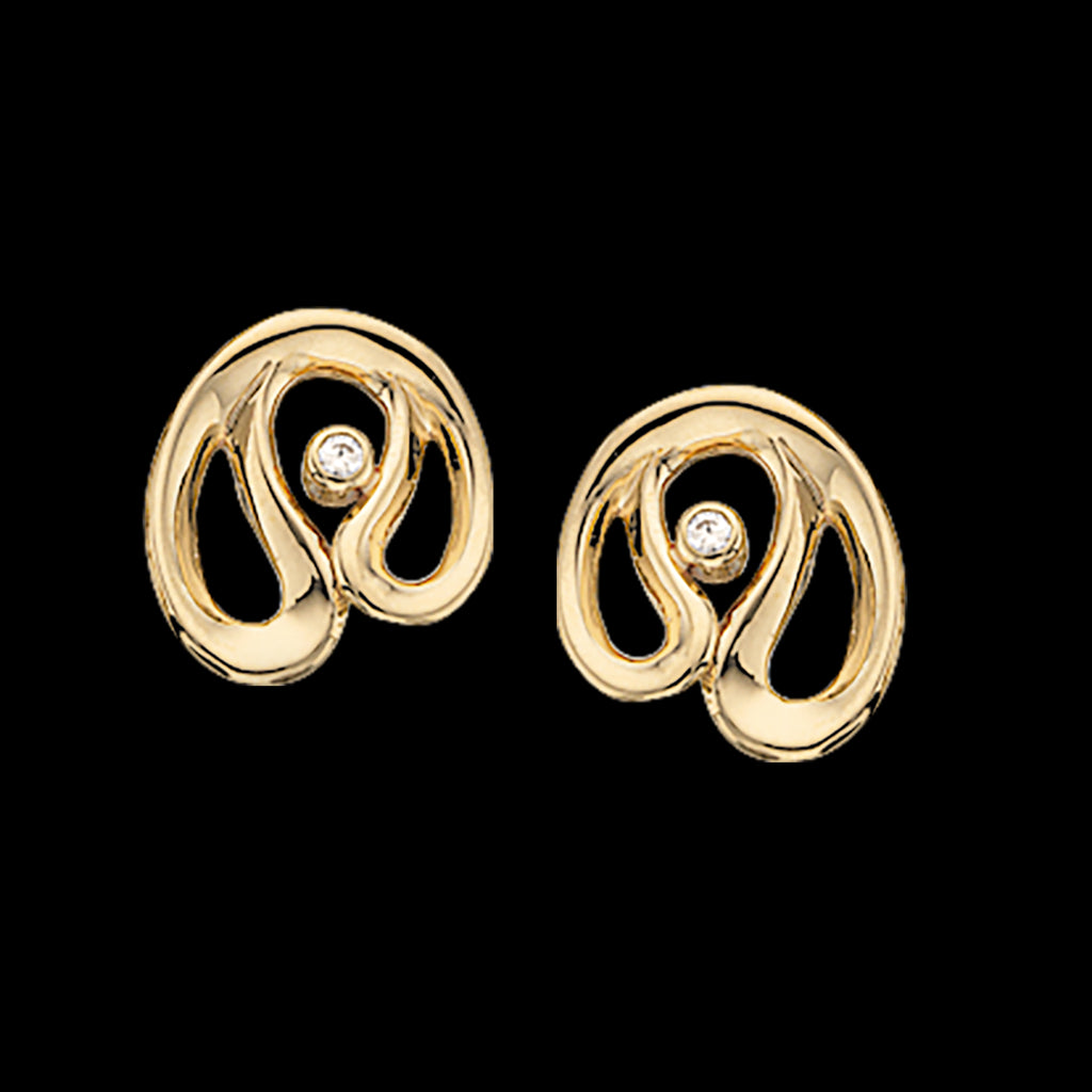 ØREPYNT SYN. CUBIC ZIR. 8 KT.