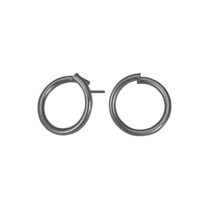 OX. SØLV ØRERINGE TWISTED52 PLAIN 20MM