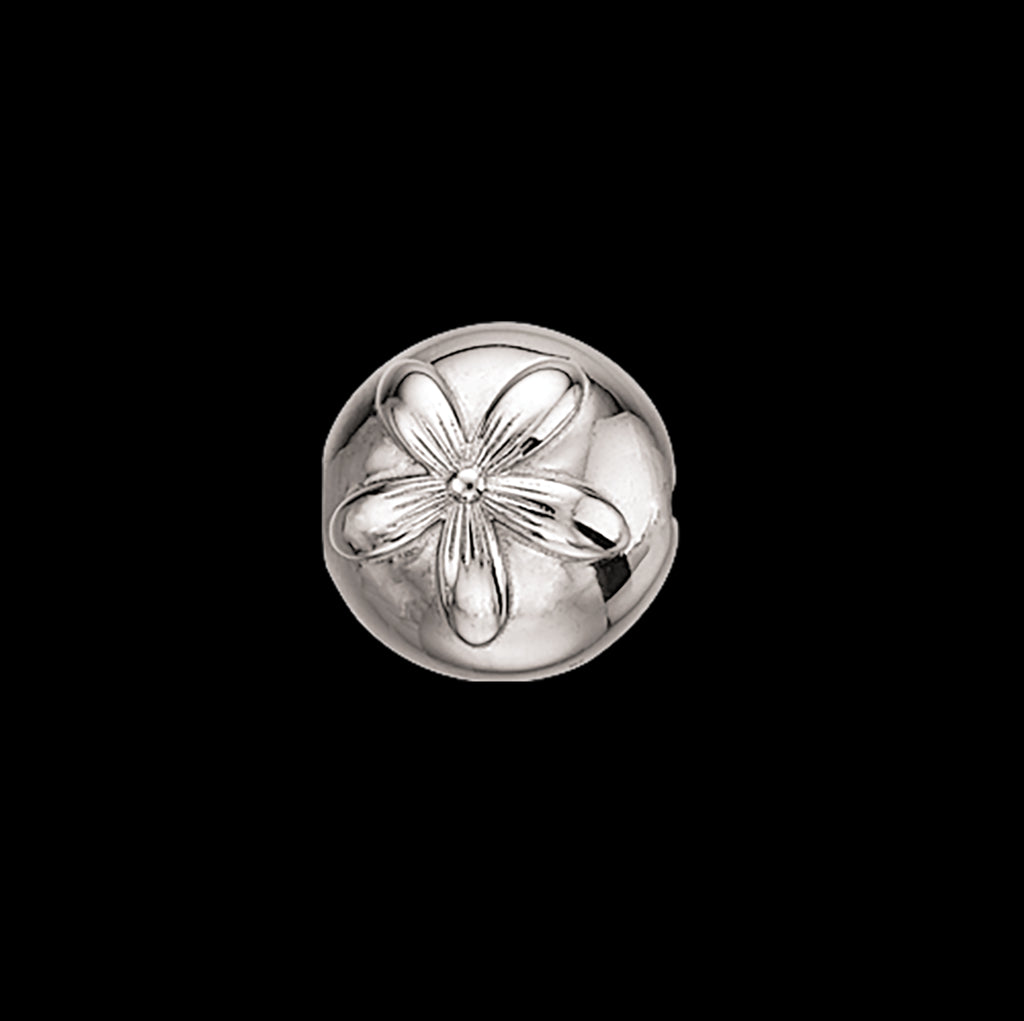 CLOSE2ME PERLELÅS BLOMST 14*15 MM SØLV RH.
