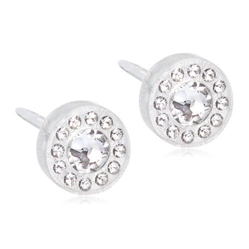 BLOMDAHL ØRESTIK 6MM KRYSTAL