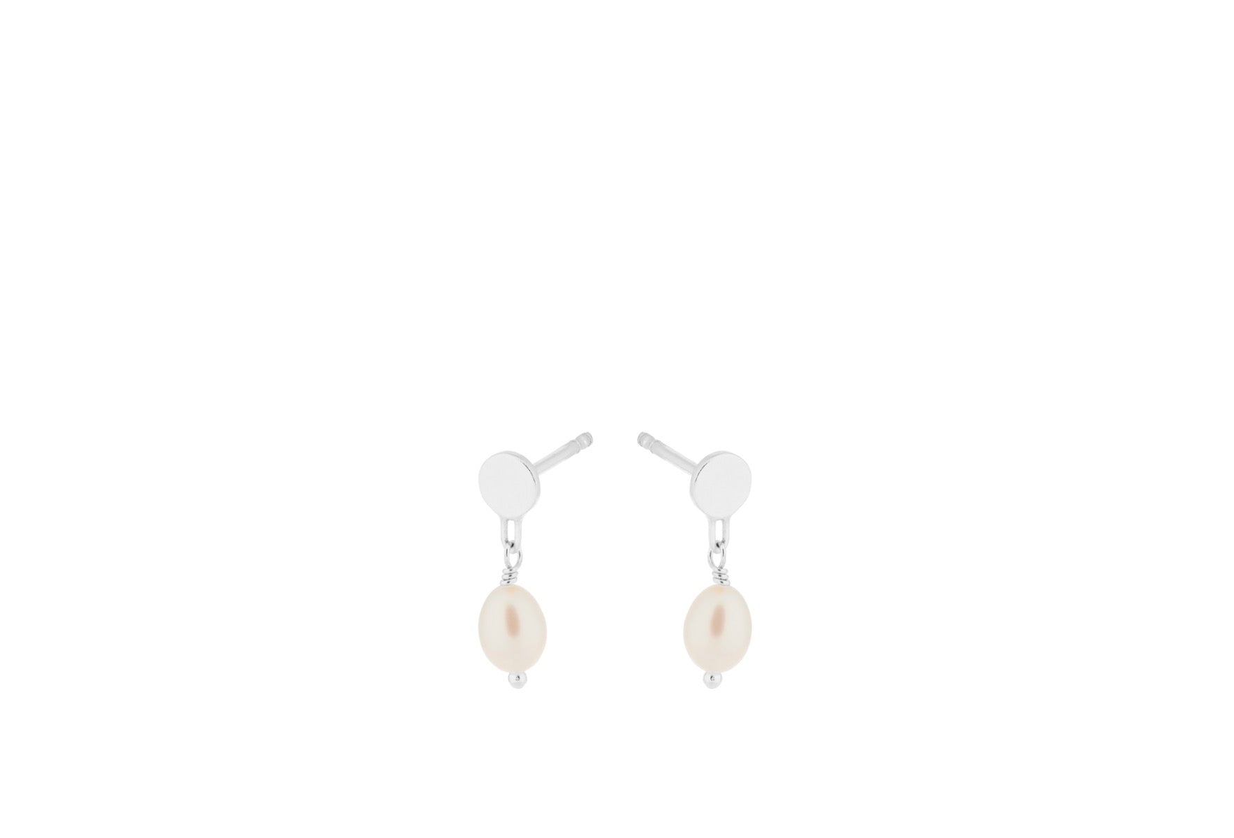 Ocean Dream Sterling Sølv Øreringe fra Pernille Corydon med Ferskvandsperler