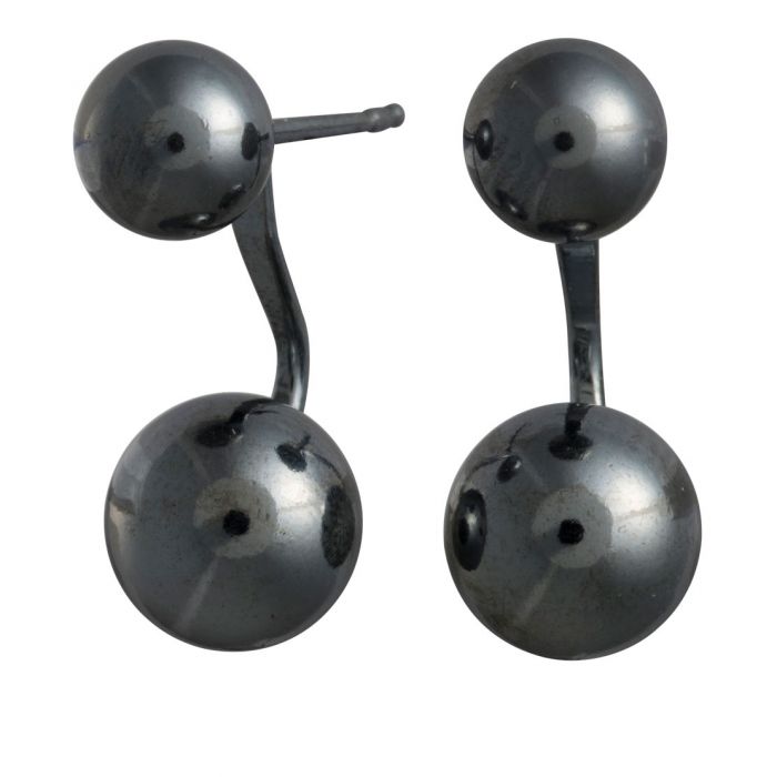 SØLV ØRESTIK M.BLANK KUGLE