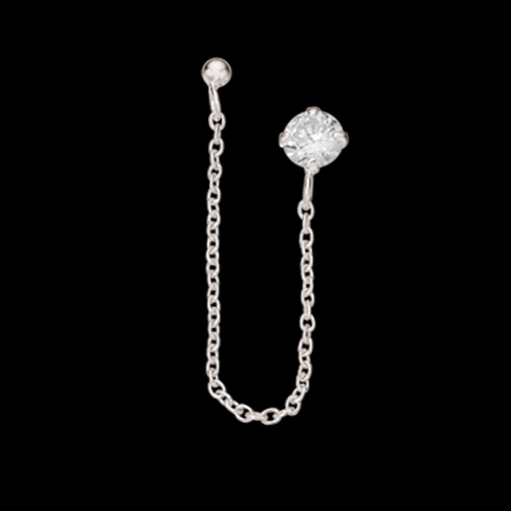 ØREHÆNGERE CUBIC ZIR. SØLV