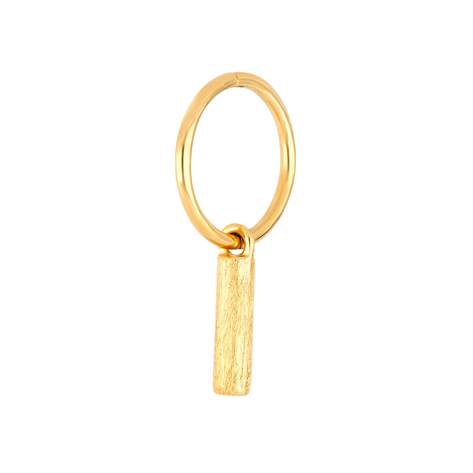 SON FORGYLDT SØLV CREOLER STAV 1STK