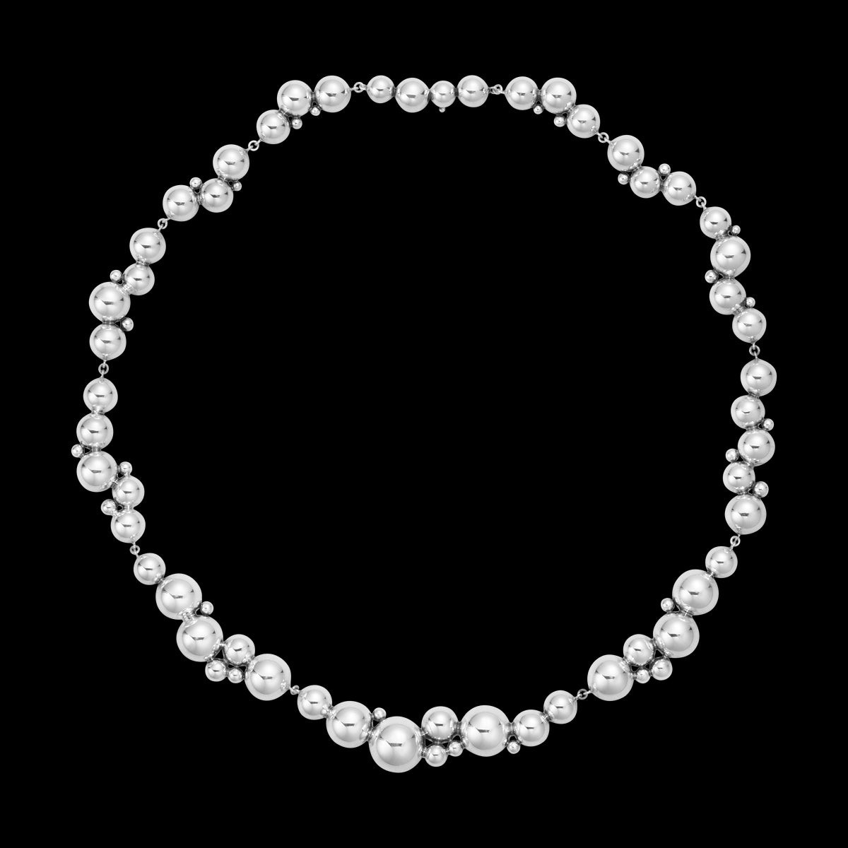 GRAPE NECKLACE 551I SILVER L