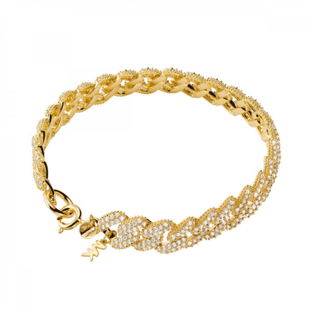 M.K.SØLV ARMLÆNKE M.STEN