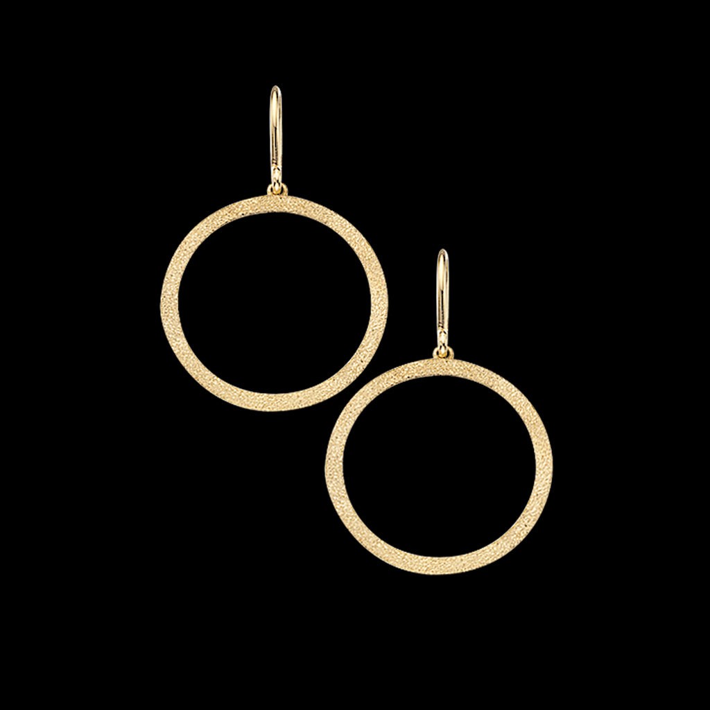 ØREBØJLER CIRKEL 8 KT.