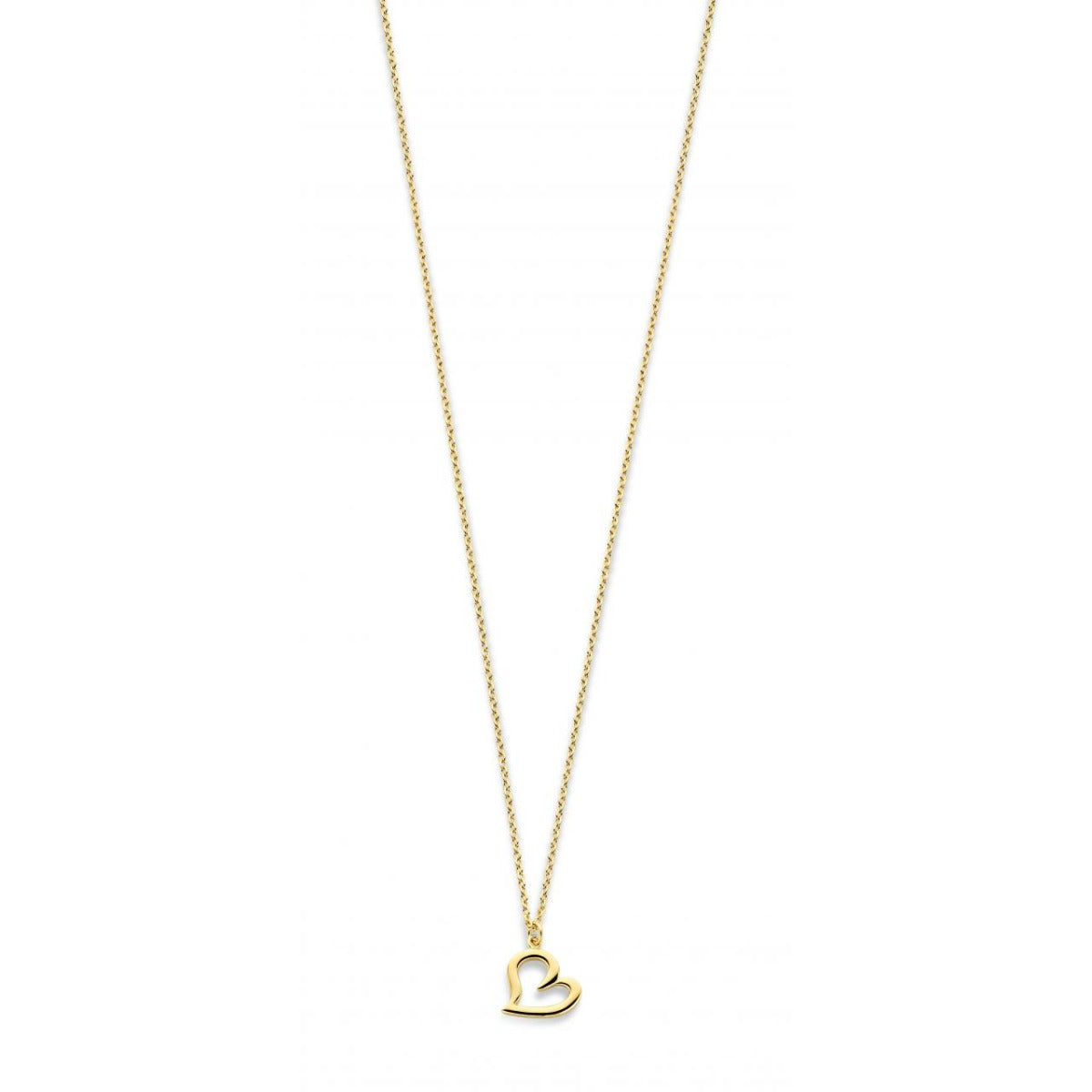 Spirit Icons Heart Halskæde i Forgyldt Sølv S10822-45