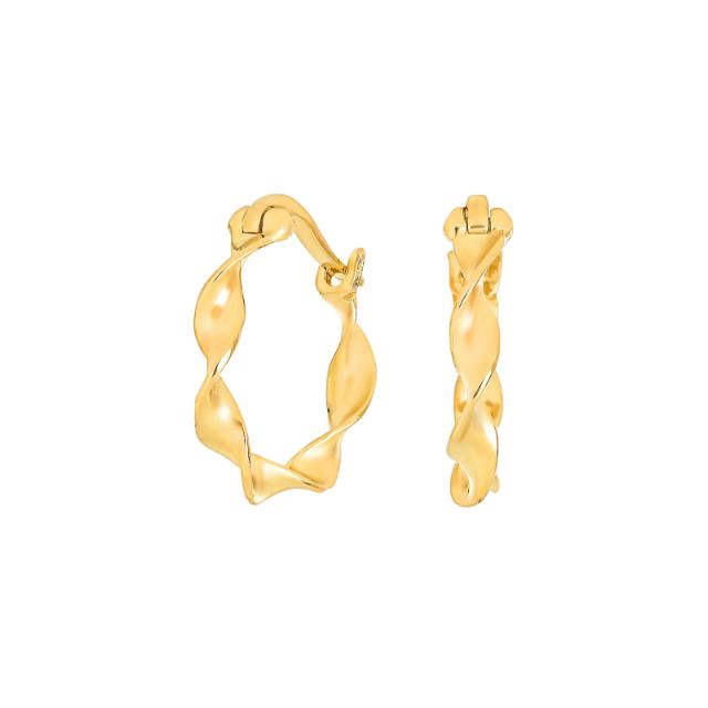 8KT. GULDCREOLER SNOET 15MM