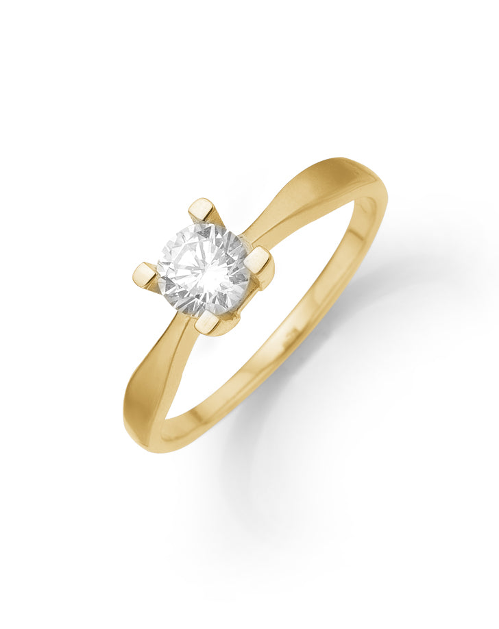 14KT.RING 1X0,05 W.SI ETERNITY