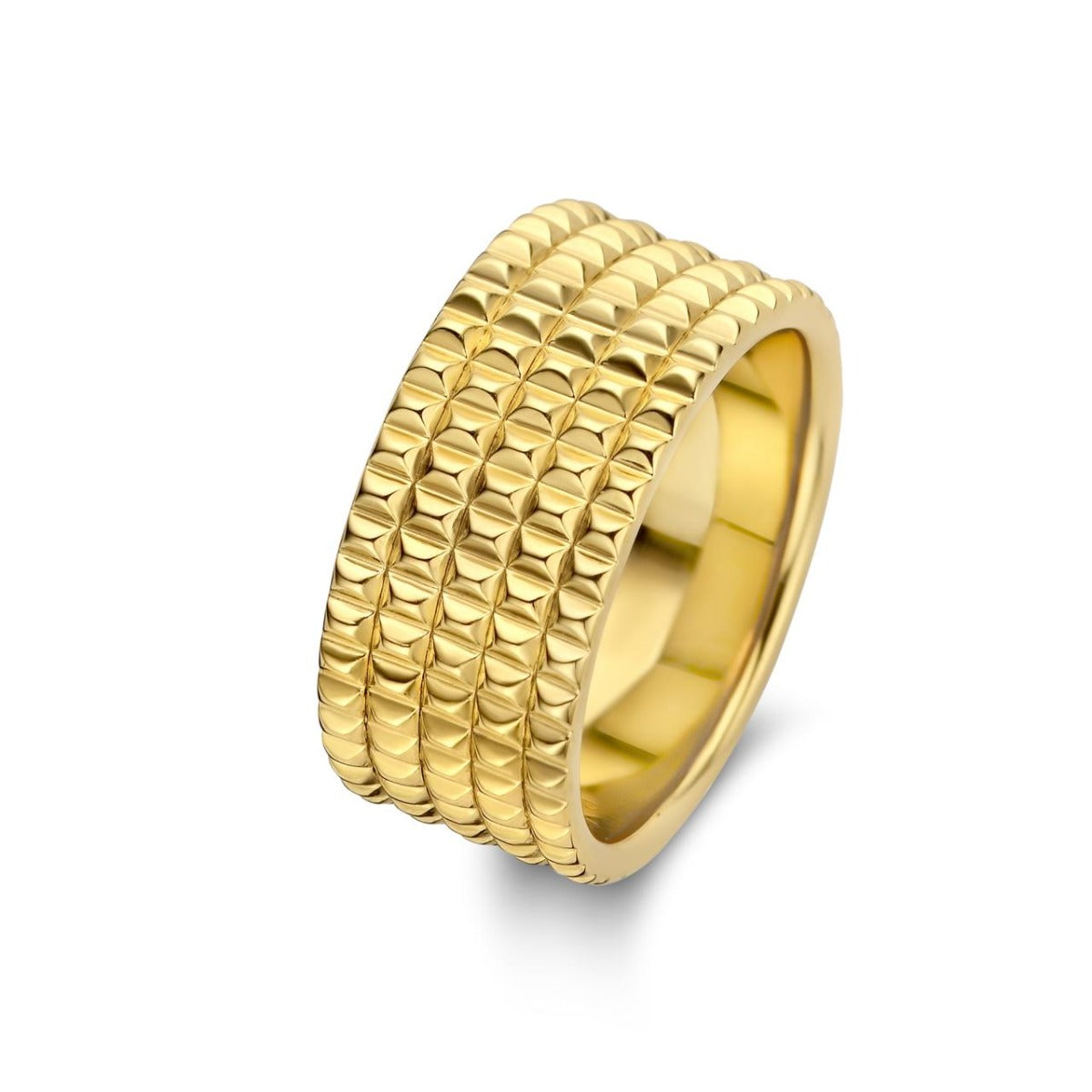 Peak Forgyldt Sølv Ring fra Spirit Icons S51232