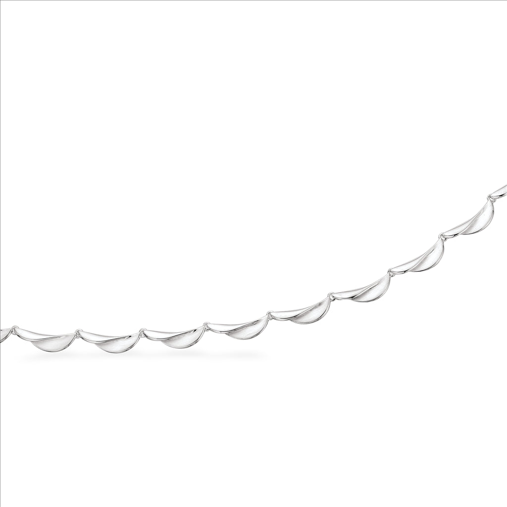 ARMBÅND MAT/BLANK SØLV