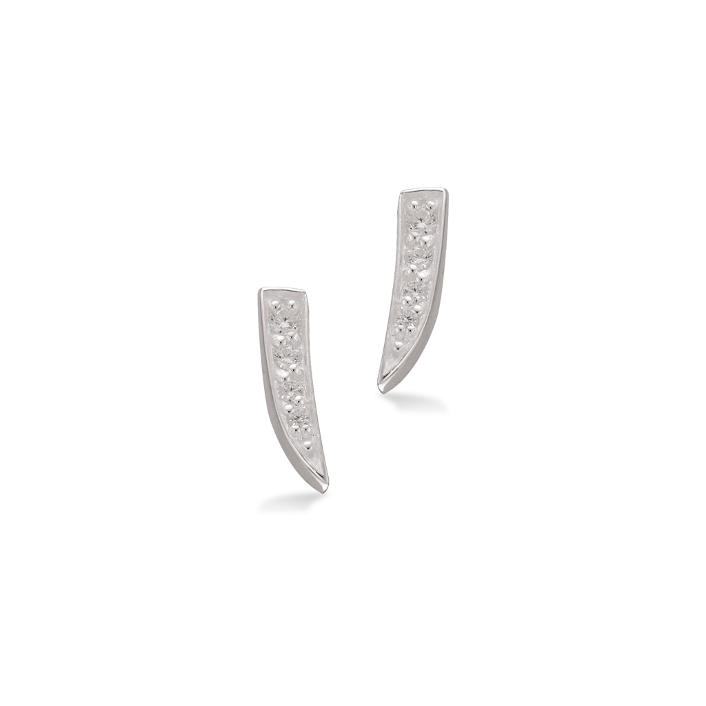 ØRERINGE CUBIC ZIR. SØLV