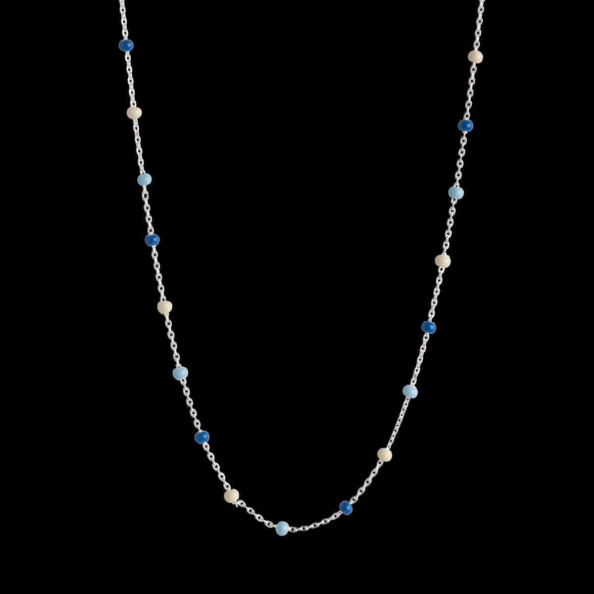 Lola Marine Sterling Sølv Halskæde fra Enamel med Emalje