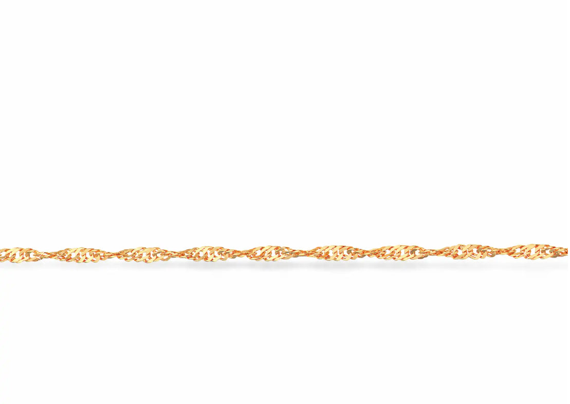 ARMBÅND SINGAPORE SØLV FG. 17,5+1,5 CM