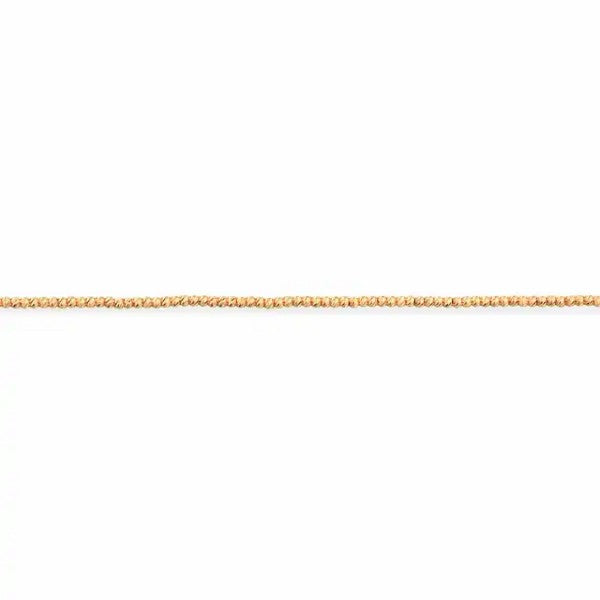 ARMBÅND FACETTERET KUGLER 17,5+1,5CM 8 KT.