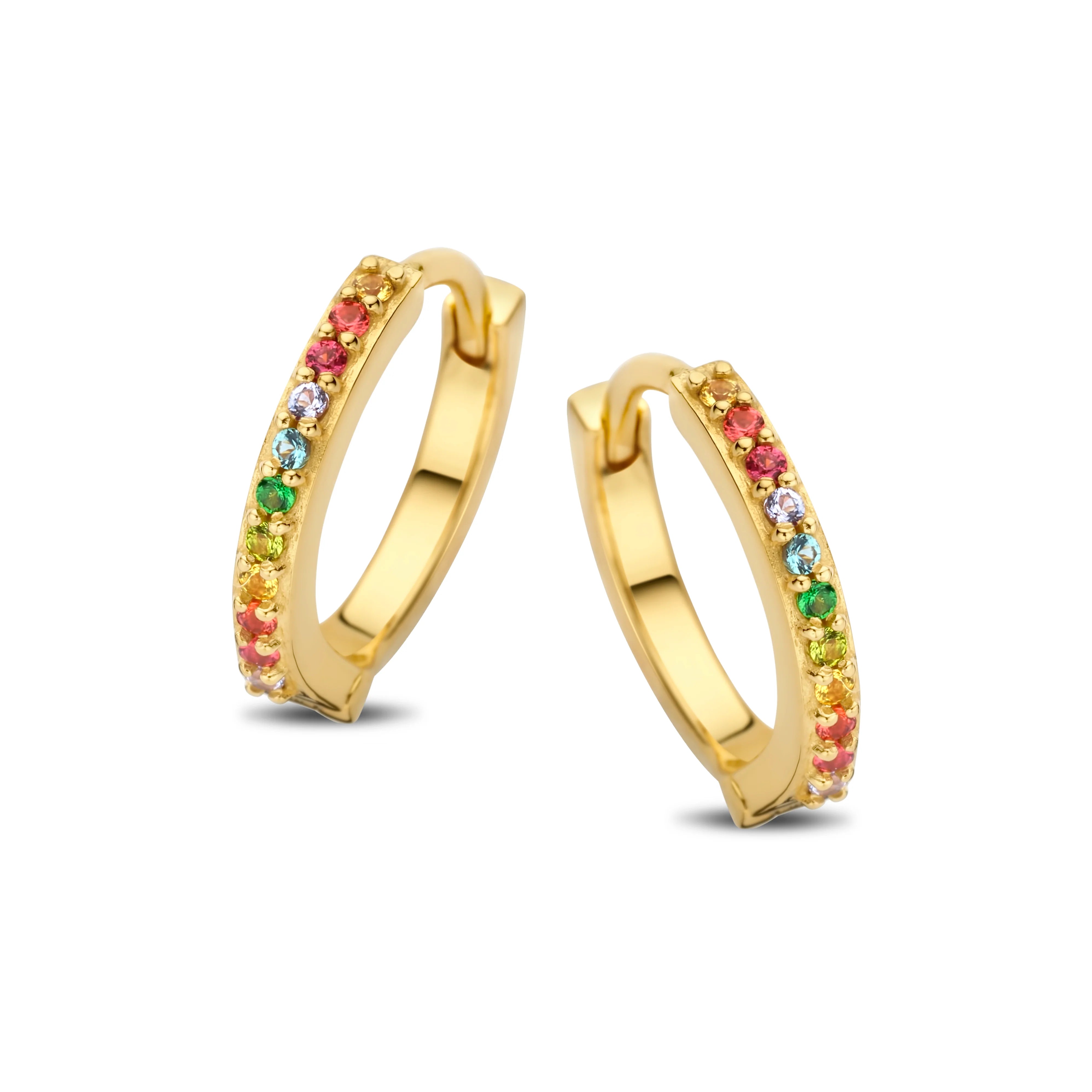 Spirit Icons Passion hoop øreringe i forgyldt sølv S41536