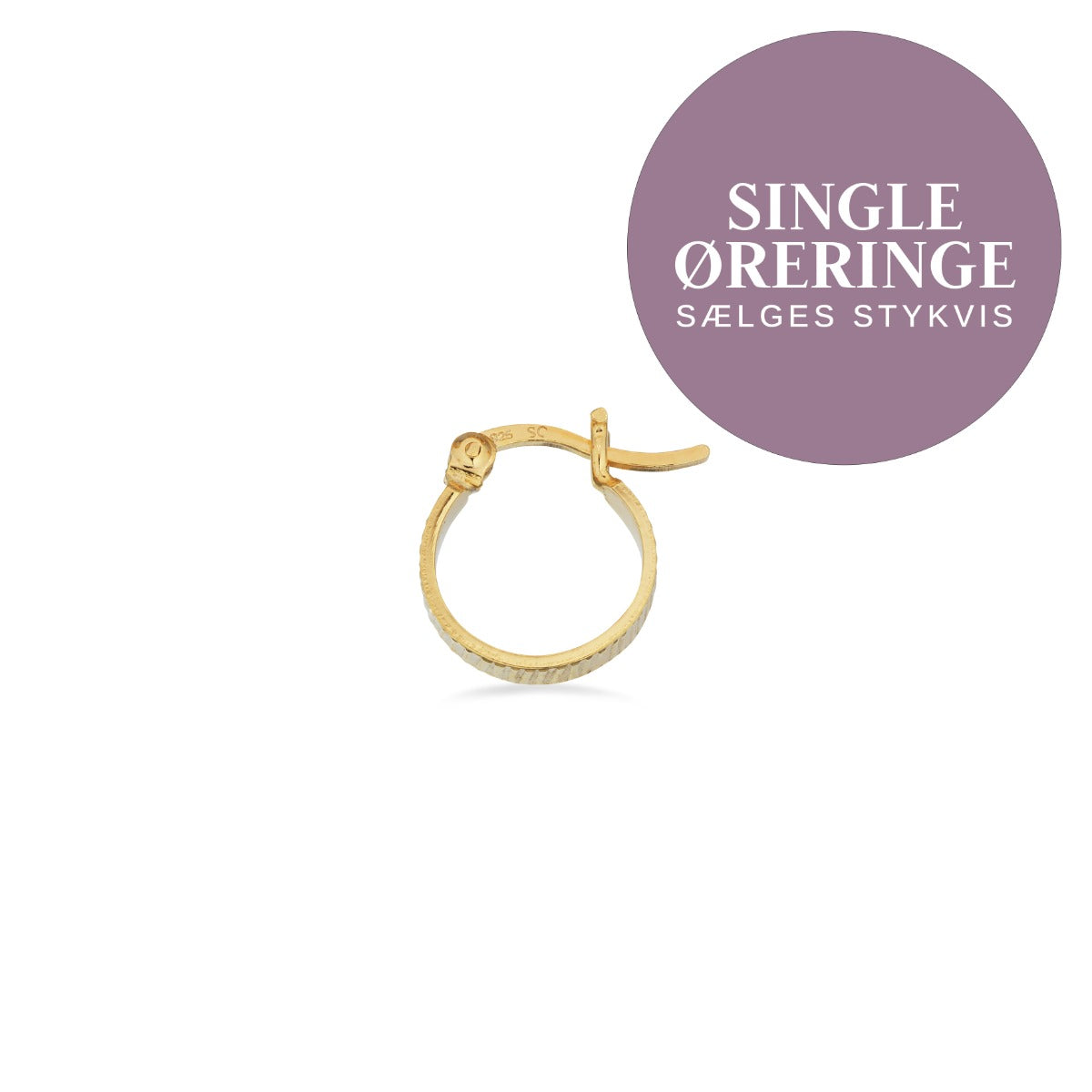 SINGLES CREOL 3X12 MM. SØLV FG.