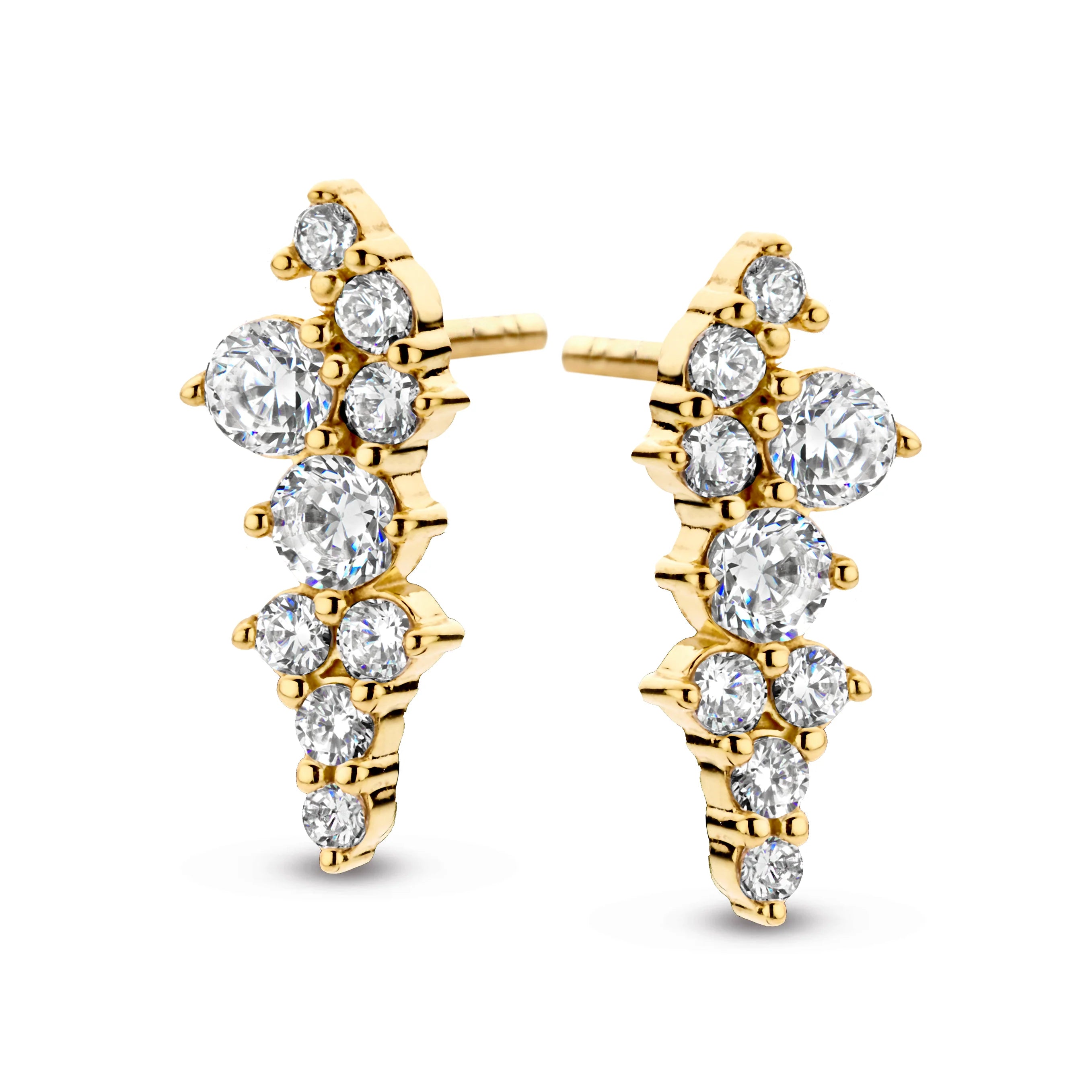 Spirit Icons Aria øreringe i 18 kt. forgyldt sølv S41922